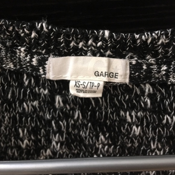 Garage Black/White Cardigan - Picture 2 of 4